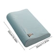 thumbnail image 3 of Weloille Summer Ice Silk Pillow Cover 1 Piece, Cooling Smooth Breathable Hidden Zipper, Moisture Wicking Soft Comfortable Pillow Protector, for Latex Memory Foam Rubber Pillow Home Bedroom Use, 3 of 6