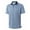 BLUISH UMBRELLA, variant on SYLCLEG Golf Shirts for Men Dry Fit Print Performance Moisture Wicking Polo Shirt,BLUISH UMBRELLA,L