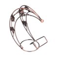 thumbnail image 4 of Metal Wire Wine Rack, Fashionable Single Bottle Wine Holder Freestanding  For Bar For Cabinet For Basement, 4 of 8
