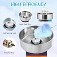 thumbnail image 2 of Cotton Candy Machine, 1030W Electric Candy Floss Maker With Stainless Steel Bowl & Sugar Scoop for Commercial & Home Use, Blue, 2 of 7