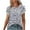 White, variant on OAVQHLG3B Plus Size Tops for Women Summer Casual Short Sleeve Print Round Neck T-Shirt Loose Casual Summer Tee Tops