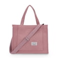 thumbnail image 1 of Bolso UERRUAM de pana ligero para mujer, color rosa oscuro, 1 of 7
