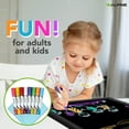 thumbnail image 7 of Alpine LED Message Writing Board - 20" X 28" Illuminated Dry Erase Board with 48 Different Flashing Styles & Fluorescent Markers, Great for Restaurants, Schools & Retail Stores, 7 of 7