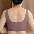 thumbnail image 3 of Front Closure Bras for Older Women 2025 Zipper Up - No Underwire Full Coverage Bra, Plus Size Breathable Wireless Push Up Comfy Everyday Wear, 3 of 4