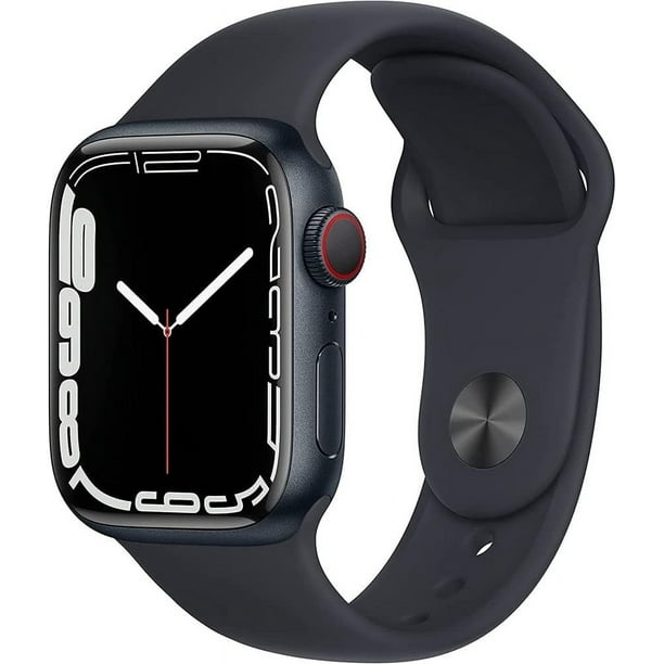 Reacondicionado Apple Watch Series 7 Aluminum 41 mm (GPS Only, No Cellular) Negro Medianoche (Grado A+)