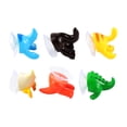thumbnail image 1 of Luxshiny 6Ud Animal Tail Hook De Plástico Con Ventosa Para Orden En Y, 1 of 4