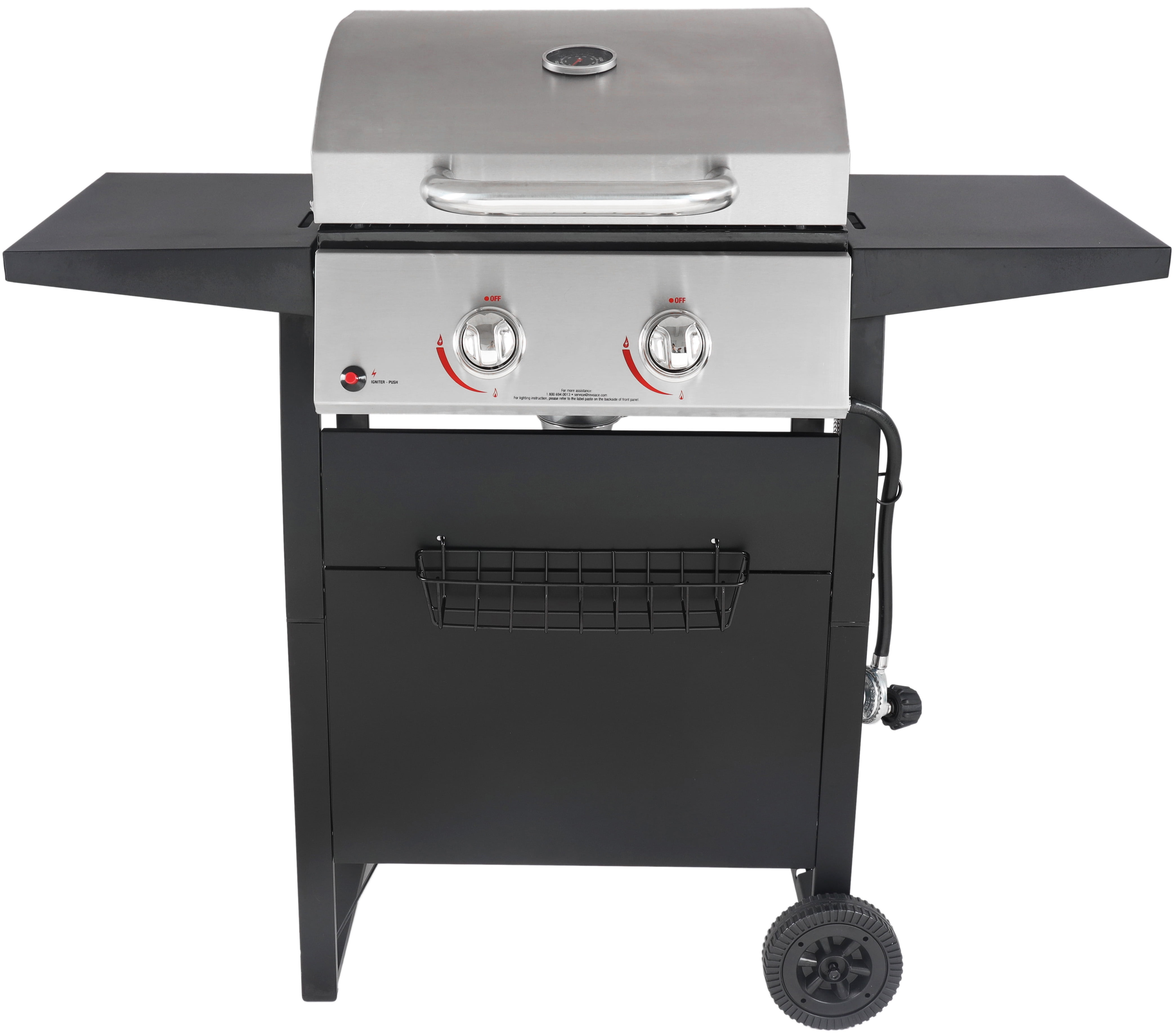 GAS GRILL 3 BURNER BBQ Backyard Patio Stainless Steel Barbecue Outdoor Cooking 