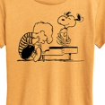 thumbnail image 3 of Peanuts - Schroeder Snoopy - Women's Short Sleeve Graphic T-Shirt, 3 of 7
