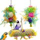 thumbnail image 1 of Paquete de 3 juguetes para masticar loros con bolas de madera, campanas y almohadillas de papel para periquitos ZefeiWu  8390615060004, 1 of 1