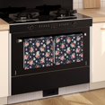 thumbnail image 3 of 2 Pcs Pioneer Flower Floral Print Pattern Kitchen Towels, Funny Microfiber Dish Towel Set, 18" X 26" Tea Towels, 3 of 6