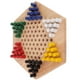thumbnail image 1 of Conjunto De Damas Chinas De Madera De Goma, Juego De Mesa Educativo Para Niños, Piezas De Estrategia Clásica, Resistente Y Resistente, Colores Brillantes Para El Desarrollo De, 1 of 7