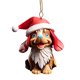thumbnail image 2 of Decoración Del Hogar con Forma de Perro Plano, Decoración Del Árbol de Navidad., 2 of 4