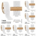 thumbnail image 3 of 620" x 2" 7 Pcs Peel-and-Stick Flexible Crown Molding Trims, Self-Adhesive 3D Wall Baseboard Border, White Waterproof PVC Decorative Edging for Home, Renters, By Preplabs, 3 of 4