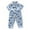 Blue, variant on Kids Girls Pajamas Set Print Long Sleeve Sweatshirt Top And Pants Set 2 Piece Outfits Shy Girl Clothes