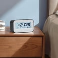 thumbnail image 6 of sruoe Alarm Clock, Digital Clocks, Clock Alarm Bedside, Clock Alarm Radio, Clock Alarm Digitalalarm, Mirror Digital Clock, Heavy Sleepers Alarm Clock, Plastic, 6 of 6