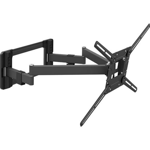 Barkan 4800.B Full Motion Curved-Flat TV Wall Mount for Screens, Corner Compatible Double Dual-Arm, 32 - 90 in. & 132 lbs