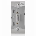 thumbnail image 1 of Interruptor de intensidad Leviton Toggle Slide TSL06-1LG para bombillas LED, 1 of 7