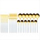 thumbnail image 1 of Juego de Vajilla de Acero Inoxidable de 24 Piezas, Cubiertos, Cuchara, Tenedor, Cuchillo, Cubiertos Occidentales, Cubiertos, -, 1 of 5