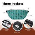 thumbnail image 4 of Naloa Hawaii Palms Print Running Belts for Men Women,Running Fanny Pack with 2-Zipper Pockets,Waterproof Waist Pack for Travel Hiking Running Outdoor Sports, 4 of 8