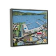 thumbnail image 3 of Stupell Industries Ocean Docks Suburb Streets Graphic Art Luster Gray Floating Framed Canvas Print Wall Art, Design by Carla Daly, 3 of 6