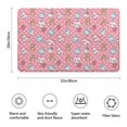 thumbnail image 3 of Pink Cow Bear Strawberry Pattern Bathroom Rugs Mat,Non Slip Microfiber Bathroom Rug,Rubber Backing,Soft Bathroom Mats for Bathroom Floor,Tub and Shower,20x32in(50x80cm), 3 of 5