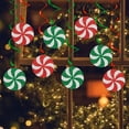 thumbnail image 4 of Dserfhy Christmas Candy Hanging Swirls Glitter Green Red White Candies Garland Banners Christmas Party Ceiling Streamer for Baby Shower Birthday Wedding Decor, 4 of 7
