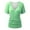 Green-21, variant on Mittory Women's V Neck Short Sleeve Wrap Front Drape Dolman Tunic Top Ruched Trendy Clothes
