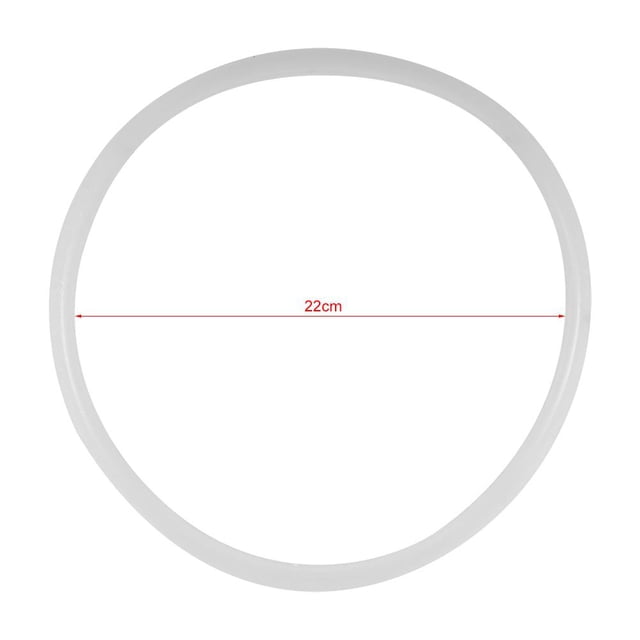Spptty Cooker Sealing Ring, Pressure Gasket, 6 Sizes Replacement Clear Silicone Gasket Sealing Ring for Home Pressure Cooker Kitchen Tool
