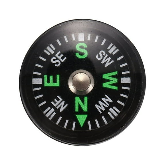 Oil Filled Button Compass - Ultra Compact 20mm Mini SAS Survival
