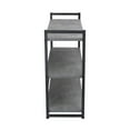 thumbnail image 2 of Household Essentials 3-Tier Wide Storage Shelf, Faux Gray Slate, 2 of 6