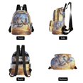 thumbnail image 2 of JIALIOU Mini Backpack Purse for Women Quilted Casual Daypack Small Travel Shoulder Bag, Ducks Flying in Sky, 2 of 7