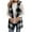 Black, variant on Yigetop Blazer Vest for Women, Women Fuzzy Fleece Cardigan Vest Fashion Sleeveless Warm Jacket Casual Plaid Coats Outerwear Womens Vest Fleece Black L