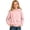 j28-Pink, variant on LIIPEE Solid Color Hoodies For Girls Long Sleeve Hooded Pullover Kids Fall Winter Cute Comfortable Casual Sweatshirts With Pockets,3-4 Years