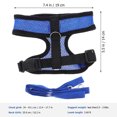 thumbnail image 2 of Miangastore Pet Harness Mesh Fabric 1Set S, 2 of 8