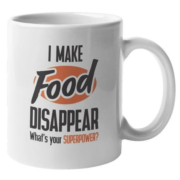 What Is Your Superpower? Coffee & Tea Mug Cup for Gourmet or Food Lovers (11oz)