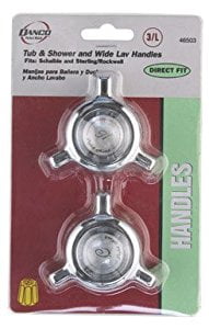 Danco 46501 Direct-Fit Cross Canopy Handles Chrome