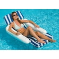 thumbnail image 2 of Swimline SunChaser Padded Floating Luxury Pool Lounger Sling Chair, Blue, 2 of 2