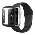 thumbnail image 1 of Correa para Apple Watch de Silicón + Case Protector de pantalla con Cristal Templado. Todas las series: 7, SE, 6, 5, 4, 3, 2, y 1 y tamaños: 41 mm y 45 mm Mamá Pulpo  Silicón con case, 1 of 4