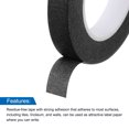 thumbnail image 4 of Uxcell 8 Pcs 0.4 Inch Wide 14 Yards Black Masking Tape Painters Tape Rolls for Home Office, 4 of 7