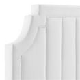 thumbnail image 5 of Modway Alyona Channel Tufted Velvet King/California King Headboard in White, 5 of 9