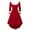 Red, variant on Herrnalise Women's Fashion Casual Christmas Dresses Patchwork Color Evening Dresses Long Sleeve V-Neck Dresses S-2XL