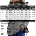 thumbnail image 3 of Sweatshirts for Women Puff Sleeve Relaxed Fit Casual Pullover with Front V Fall Versatile Comfy Tops Black XXL, 3 of 7