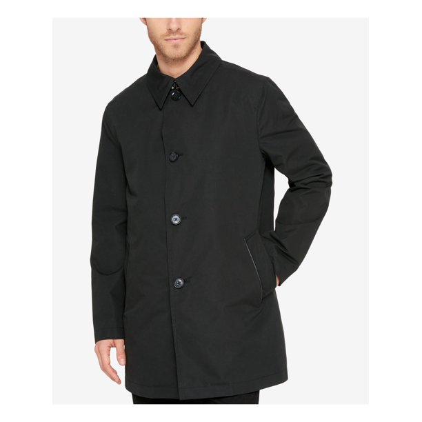 Cole Haan Mens Black Car Coat Jacket S Com Cole Haan Mens Black Car Coat Jacket S, Cole Haan Mens Black Trench Coat