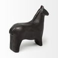 thumbnail image 3 of Black Cast Aluminum Horse Shaped Sculpture, 3 of 5