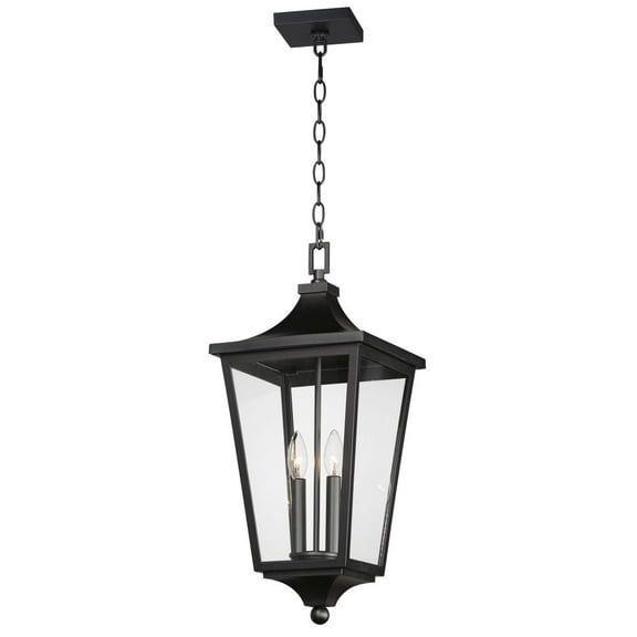 Maxim Sutton Place VX 2-Light Outdoor Hanging Lantern - Black - 40239CLBK