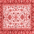 thumbnail image 1 of Ahgly Company Machine Washable Indoor Square Abstract Red Modern Area Rugs, 8' Square, 1 of 4