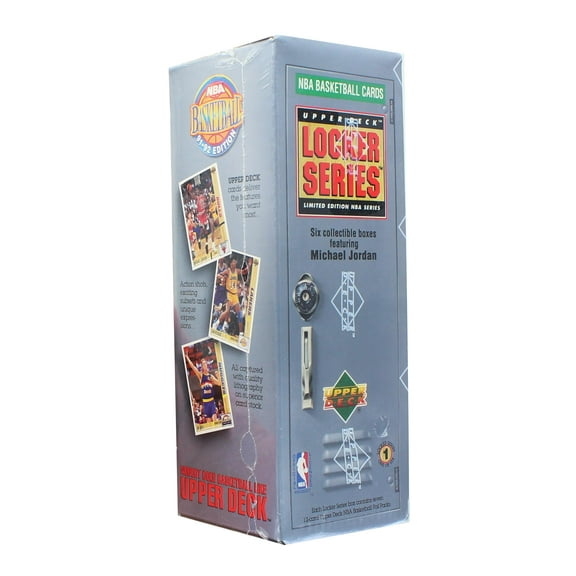 NBA 1991-92 Upper Deck Basketball Sealed Michael Jordan Locker Box | 7 Packs