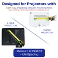 thumbnail image 5 of VIVO Metal Drop Ceiling Projector Mount with Scissor Clamp, 5 of 8
