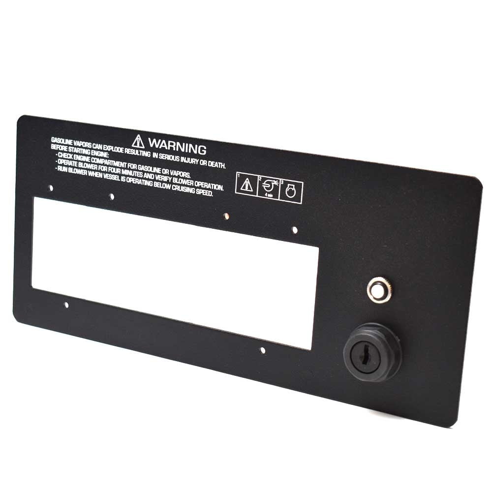 Four Winns Boat Ignition Switch Panel 0254394 Black Aluminum