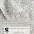 thumbnail image 3 of Great Bay Home Quick-Dry 100% Cotton 4 Pack Bath Towel Set, Light Grey, 3 of 6